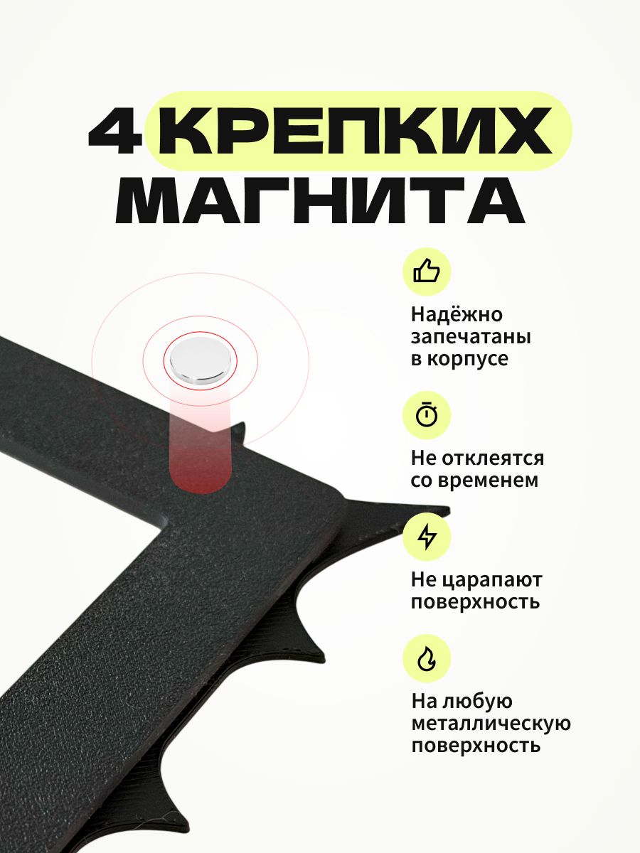 Магнитная рамка для фото Instax Mini, фоторамка на холодильник инстакс мини, черная — фото 5