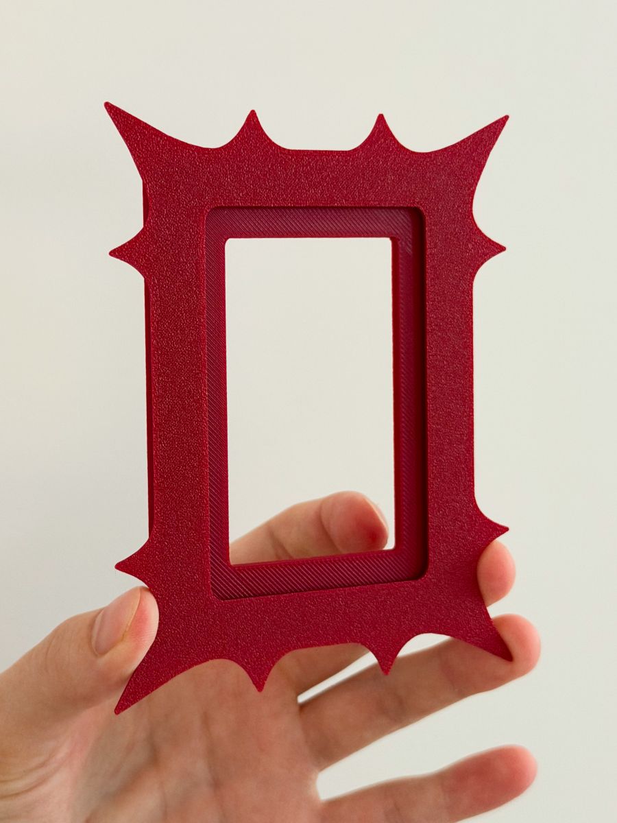 Магнитная рамка для фото Instax Mini, фоторамка на холодильник инстакс мини, черный жгут — фото 7