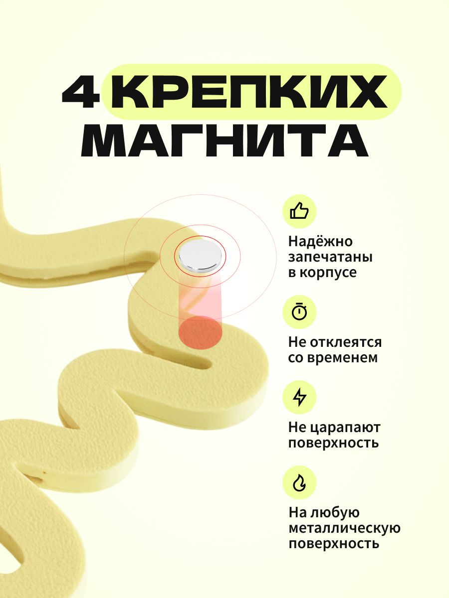 Магнитная рамка для фото Instax Mini, фоторамка на холодильник инстакс мини, черный жгут — фото 5